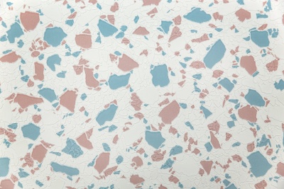 Обои виниловые на флизелиновой основе Семинато мотив, бежево-голубой
