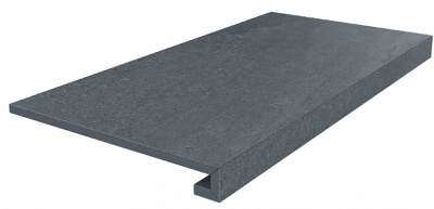 Ступень клееная Про Матрикс антрацит обрезной 33x60x1,1