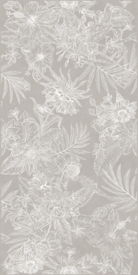 Декор Таделакт серый матовый обрезной 60x119,5x0,9