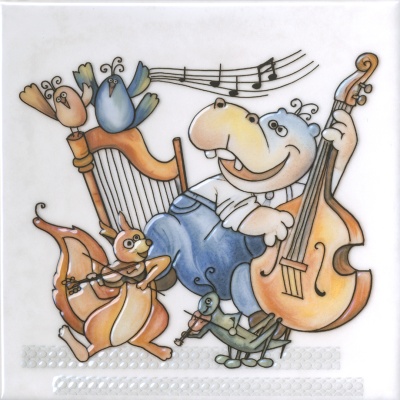 Декор Симфония 3 глянцевый 20x20x0,69 Декор Симфония 3 глянцевый 20x20x0,69