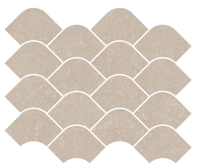 Декор Касабланка наборный бежевый светлый матовый обрезной 30x25x0,9