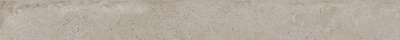 Керамический бордюр 20x2x0,9 Карандаш Пьяцца серый светлый матовый