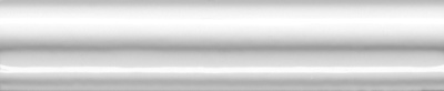 Бордюр Багет Граньяно белый глянцевый 15x3x1,6