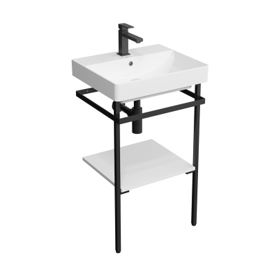 Структура металлическая PRO напольная 50, черная матовая