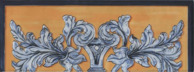 Панно Площадь Испании глянцевый (из 4 ч. разм. 15х40) 60х40x0,8