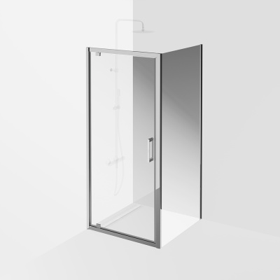 Душевая боковая панель Vetro/Ветро, 90х195, хром