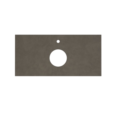 Столешница из керамогранита Про Чементо 100x48, коричневая матовая Столешница из керамогранита Про Чементо 100x48, коричневая матовая