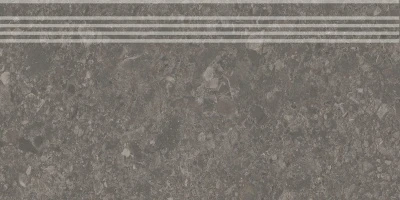 Ступень Чеппо ди Гре коричневый матовый обрезной 30x60x0,9