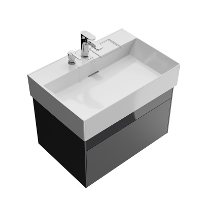 Тумба LOGICA подвесная 2 ящика 70 см, стальной серый Тумба LOGICA подвесная 2 ящика 70 см, стальной серый