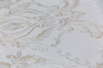 Обои виниловые на флизелиновой основе Ориент мотив, серый светлый