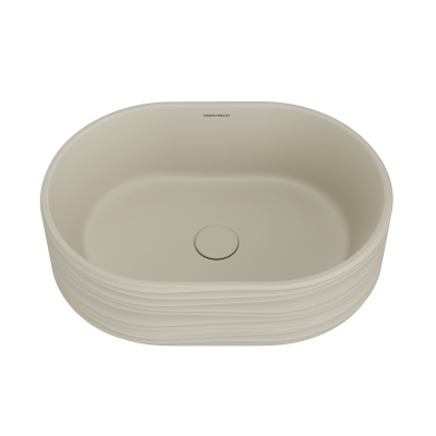 Раковина ARTBASIN Sabbia накладная 50, песочная матовая