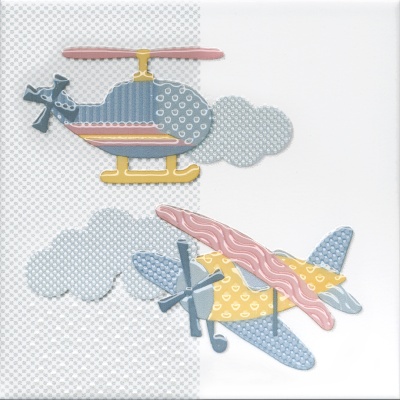 Декор Бон Вояж «Вертолёт» 20x20x0,69 Декор Бон Вояж «Вертолёт» 20x20x0,69