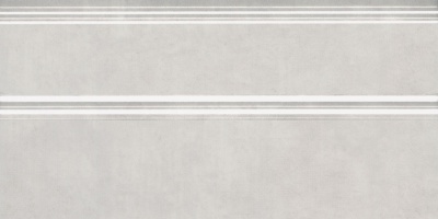 Плинтус Сад Моне белый глянцевый обрезной 30x15x1,7 Плинтус Сад Моне белый глянцевый обрезной 30x15x1,7