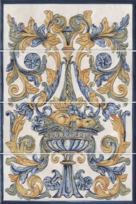 Панно Площадь Испании глянцевый (из 4 ч. разм. 15х40) 60х40x0,8 Панно Площадь Испании глянцевый (из 4 ч. разм. 15х40) 60х40x0,8