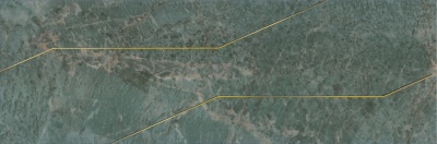 Декор Эвора зеленый глянцевый обрезной 30x89,5x1,1