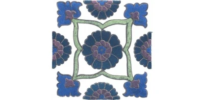 Декор Альба 9,8x9,8x0,7
