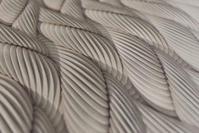 Обои виниловые Трессаж мотив, коричневый Обои виниловые Трессаж мотив, коричневый