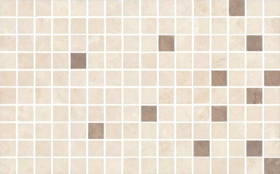 Декор Мармион бежевый мозаичный глянцевый 25x40x0,8