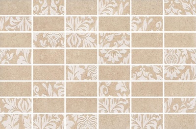 Декор Золотой пляж темный бежевый мозаичный матовый 20x30x0,69