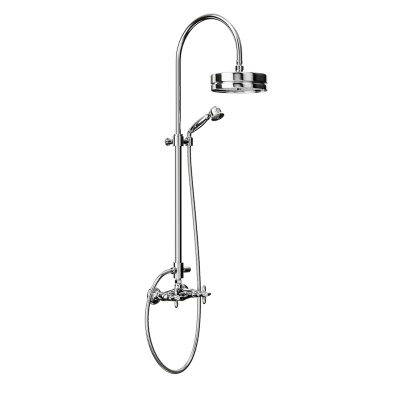 Душевая колонна MUSE со смесителем с переключателем потоков, хром глянец Душевая колонна MUSE со смесителем с переключателем потоков, хром глянец