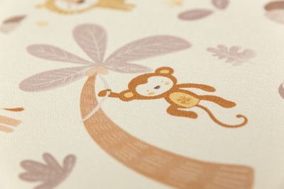 Обои виниловые на флизелиновой основе Уик-энд мотив, жёлтый сафари