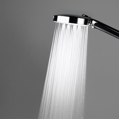 Душевая колонна FONTE на 3 потока с фиксированным изливом и термостатическим смесителем, хром