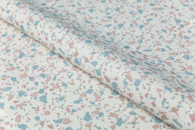 Обои виниловые на флизелиновой основе Семинато мотив, бежево-голубой