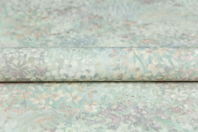 Обои виниловые на флизелиновой основе Апрель мотив 2, зелёный