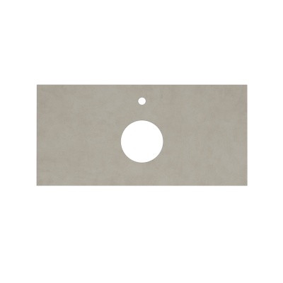 Столешница из керамогранита для накладных раковин, Про Чементо 100, бежевый натуральный Столешница из керамогранита для накладных раковин, Про Чементо 100, бежевый натуральный