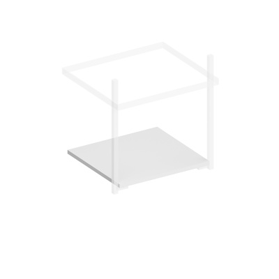 Полка для структур PRO 50, белая матовая Полка для структур PRO 50, белая матовая
