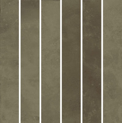 Декор Фес мозаичный зелёный глянцевый 15x15x0,77