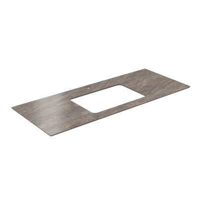 Столешница из керамогранита Парнас 120, коричневая (спец. изделие декоративное)