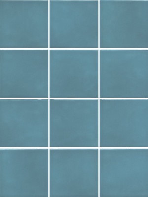 Бахия бирюзовый глянцевый 29,8х39,8x0,7 из 12 частей 9,8x9,8