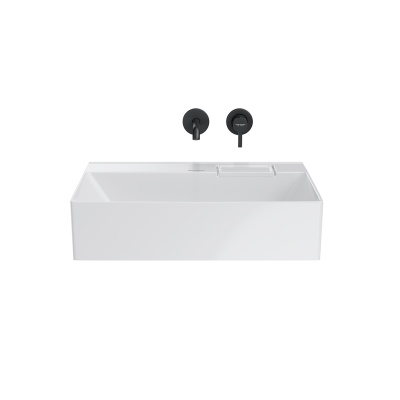 Раковина LOGICA мебельная без отверстий 60, белая глянцевая Раковина LOGICA мебельная без отверстий 60, белая глянцевая