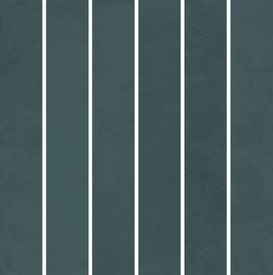 Декор Фес мозаичный бирюзовый тёмный глянцевый 15x15x0,77