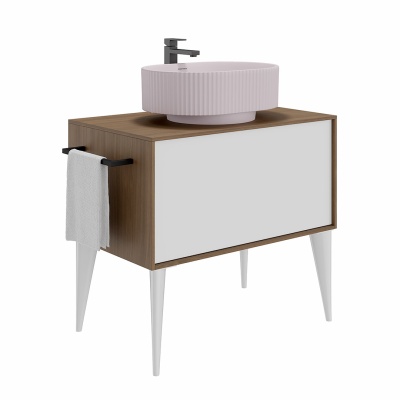 Ножки ATOLLO\CONO классические, белая глянцевая Ножки ATOLLO\CONO классические, белая глянцевая