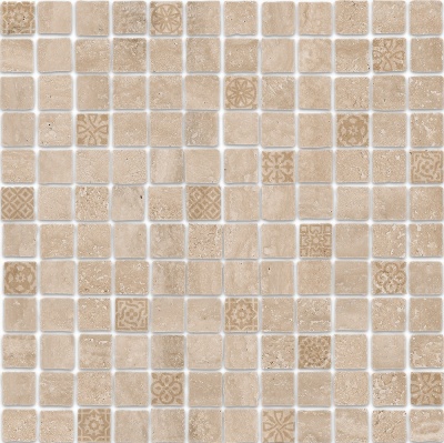 Декор Риальто Антика 2 мозаичный бежевый матовый 30x30x0,9