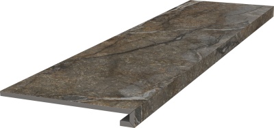 Ступень клееная Сильвер Рут серый обрезной 33x119,5x0,9 Ступень клееная Сильвер Рут серый обрезной 33x119,5x0,9