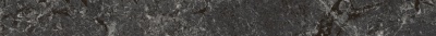 Бордюр Тубкаль чёрный глянцевый обрезной 30x2,5x1,9