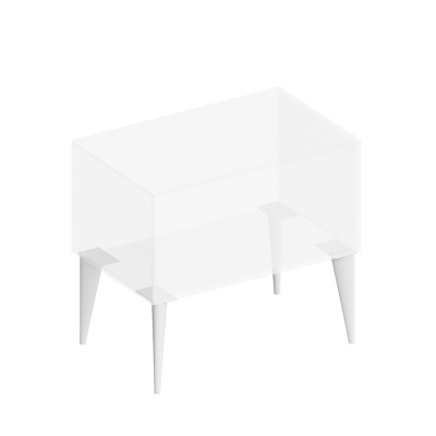 Ножки ATOLLO\CONO классические, белая глянцевая Ножки ATOLLO\CONO классические, белая глянцевая