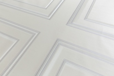 Обои виниловые Буазери мотив, белый