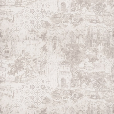 Обои виниловые Впечатление мотив, бежевый