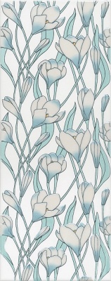 Керамический декор 20x50x0,8 Линьяно Подснежники матовый