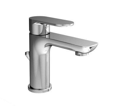 Смеситель для раковины PIANO однорычажный с донным клапаном, хром глянец Смеситель для раковины PIANO однорычажный с донным клапаном, хром глянец