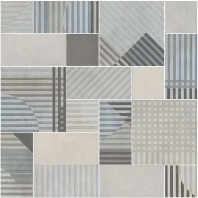 Панно Тассо микс матовый обрезной 60x60x0,9