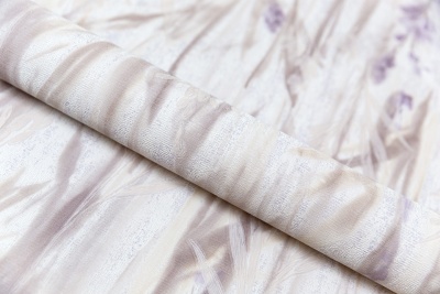 Обои виниловые на флизелиновой основе Отражение мотив, серый сиреневый