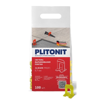 Зажим PLITONIT SVP-PROFI 0,7 мм (100 шт)