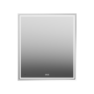 Зеркало TECNO c LED 70 с подсветкой, с функцией антизапотевание, белый глянцевый