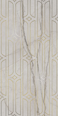 Декор Ифран серый светлый глянцевый обрезной 60x119,5x0,9 Декор Ифран серый светлый глянцевый обрезной 60x119,5x0,9
