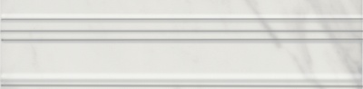 Бордюр Багет Алькала белый глянцевый 20x5x1,9 Бордюр Багет Алькала белый глянцевый 20x5x1,9